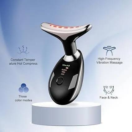 Rechargeable Face Massager Against Wrinkles, Face Beauty Device, Electric Face Massager Anti-Wrinkle with 3 Modes 45°C Anti-Wrinkle Face Device Skin Tightening Ems Face Care Device Anti-Wrinkle