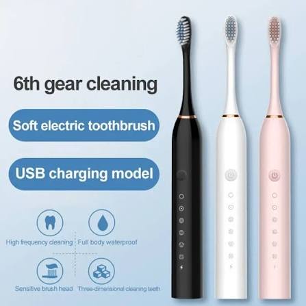 X-3 Sonic Rechargeable Electric Toothbrush – Deep Cleaning &amp; Daily Oral Care