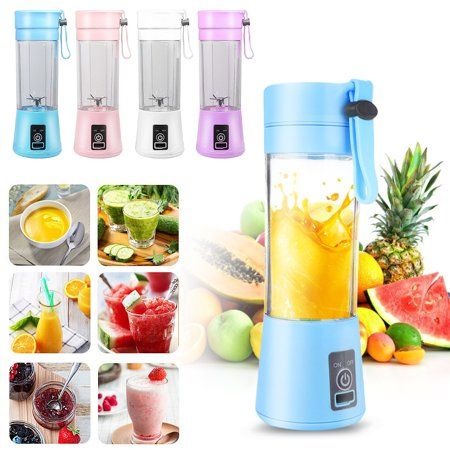 Portable Rechargeable USB Juicer Blender Bottle – Mini Electric Fruit Smoothie Maker