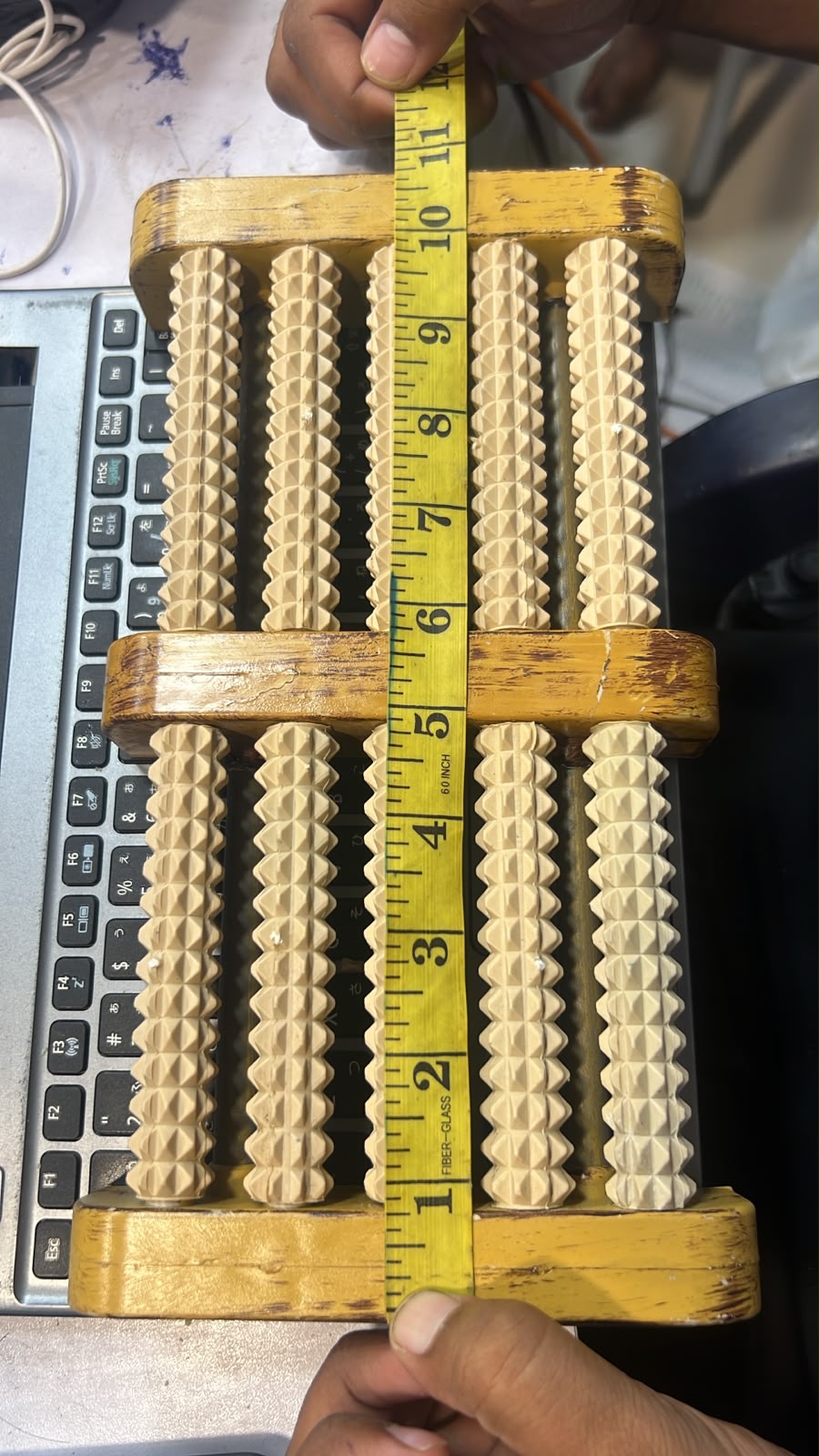 Traditional Wooden Roller Foot Massager